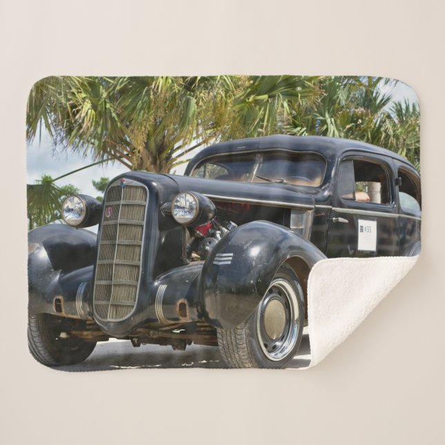 Manta Sherpa Pequeña funda para bebé de coche clásico (Anverso (horizontal))