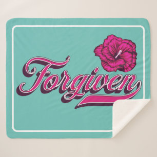 Manta Sherpa Perdonado Hibiscus Sherpa Blanket