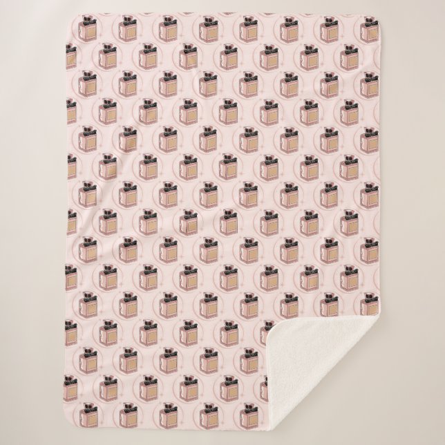 Manta Sherpa Perfume (Anverso)