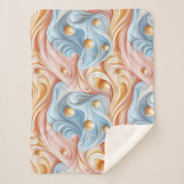 Manta Sherpa Perlas en olas de serenidad