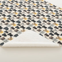 Perro Affenpinscher Faces Collage Pattern