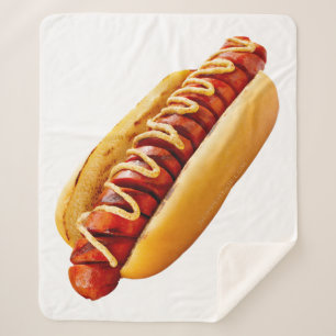 Manta Sherpa Perro caliente de SlipperyJoe's con vibra de BBQ d