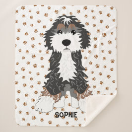 Manta Sherpa Perro Cute