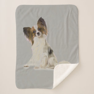 Manta Sherpa Perro de Papillon