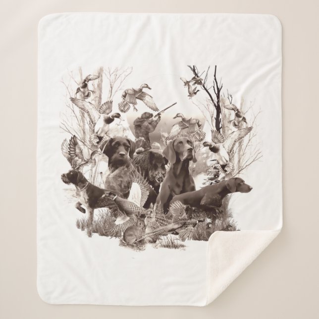 Manta Sherpa Perros de caza, Perros de armas, Temporada de caza (Anverso)