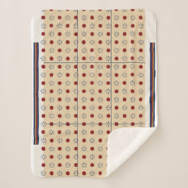 Manta Sherpa Persian Carpet Pattern 