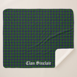 Manta Sherpa Personalizable Clan Sinclair Tartan