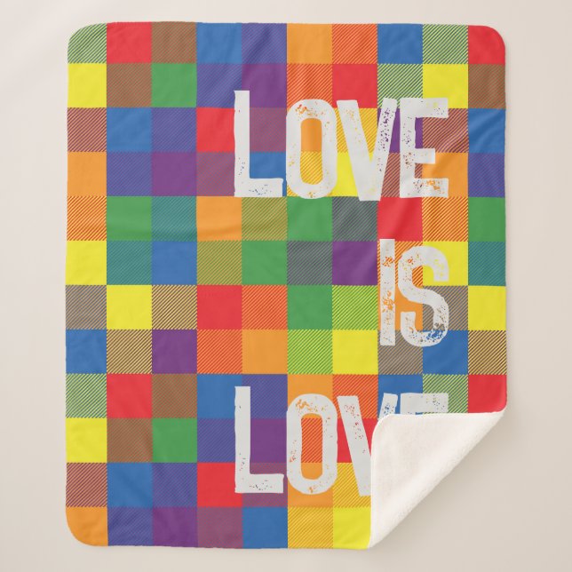 Manta Sherpa Personalización de la placa de orgullo de verifica (Anverso)