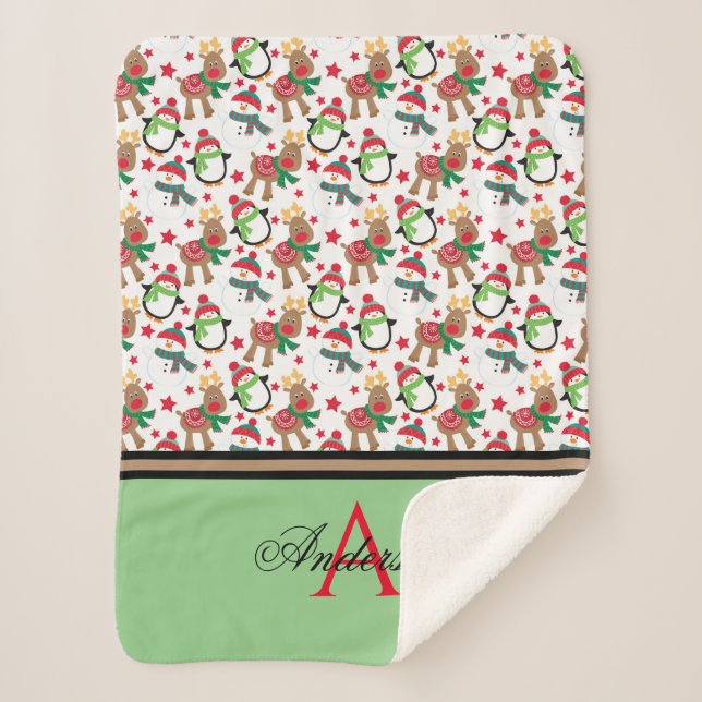 Manta Sherpa Personalización de Stanta y Amigos (Anverso)