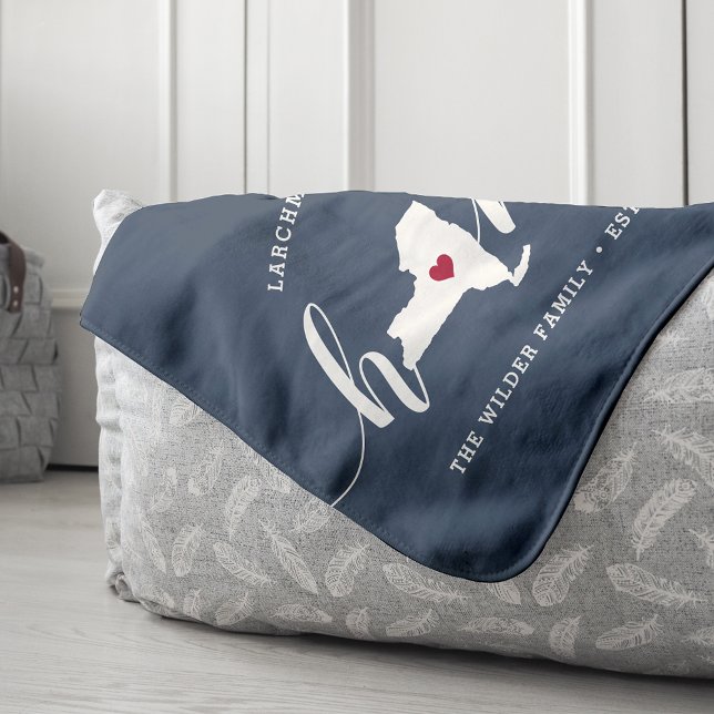 Manta Sherpa Personalización del estado del hogar de Nueva York (Subido por el creador)