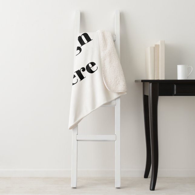 Manta Sherpa Personalización o Personalizar (In situ)