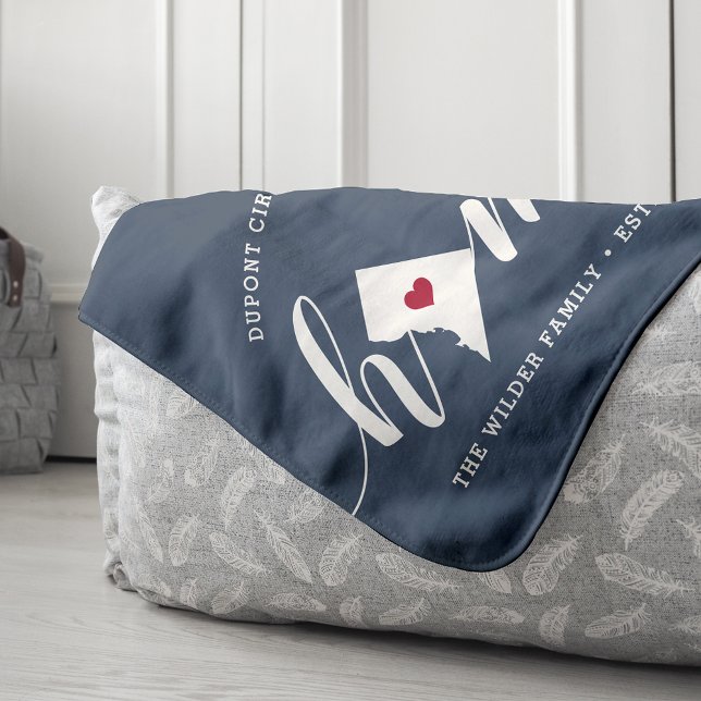 Manta Sherpa Personalizada la ciudad residencial de Washington  (Subido por el creador)
