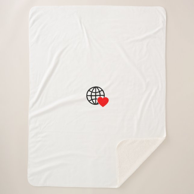 Manta sherpa personalizada | Regalo de la flota pe (Anverso)