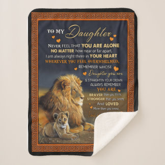 Manta Sherpa Personalizado A Mi Hija De Papá,