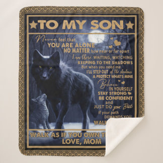 Manta Sherpa Personalizado A Mi Regalo De Cumpleaños,