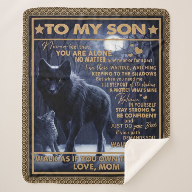 Manta Sherpa Personalizado A Mi Regalo De Cumpleaños, (Anverso)