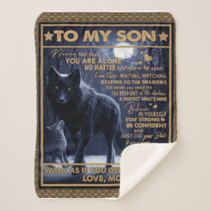 Manta Sherpa Personalizado A Mi Regalo De Cumpleaños,