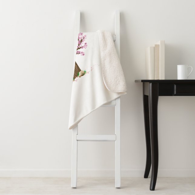 Manta Sherpa Personalizado Cute Couple Foto (In situ)