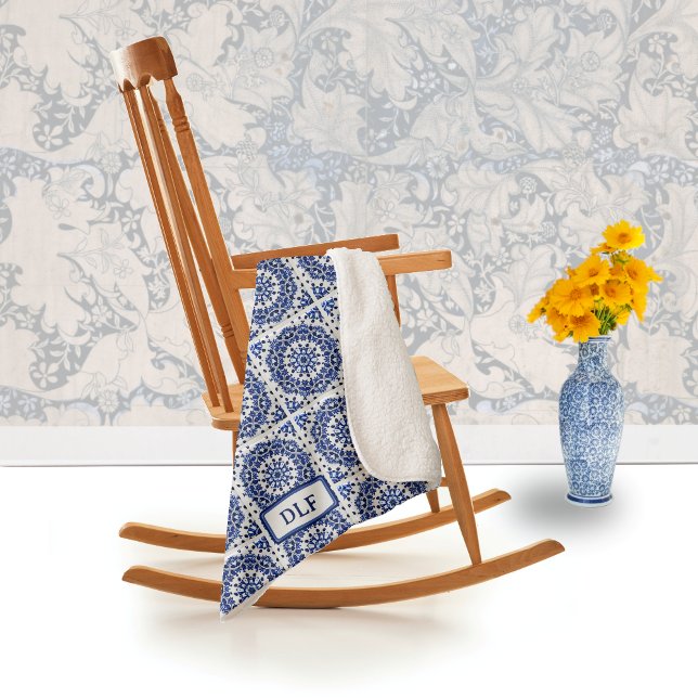 Manta Sherpa Personalizado de baldosas de cerámica pintadas en  (Subido por el creador)