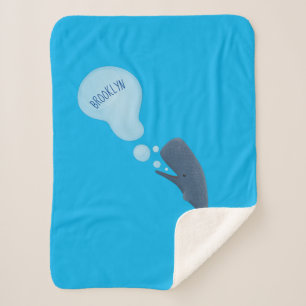 Manta Sherpa Personalizado de burbujas de esperma de esperma