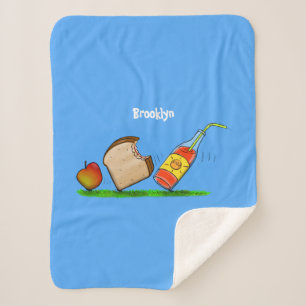 Manta Sherpa Personalizado de hormigas divertidas