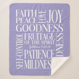 Manta Sherpa Personalizado de la Fruherencia del Espíritu Sherp