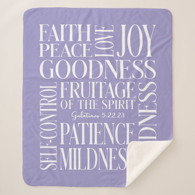 Manta Sherpa Personalizado de la Fruherencia del Espíritu Sherp (Anverso)