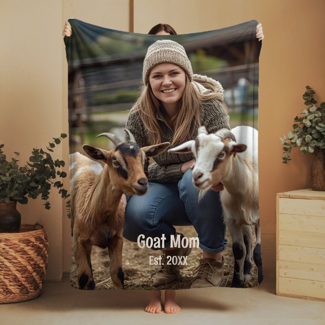 Manta Sherpa Personalizado Goat Lover Sherpa Blanket Regalos de (Subido por el creador)