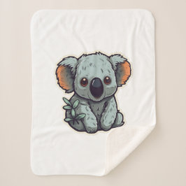 MANTA SHERPA PERSONALIZADO KOALA BEAR
