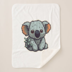 MANTA SHERPA PERSONALIZADO KOALA BEAR