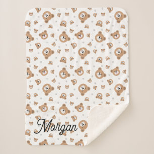 Manta Sherpa Personalizado podemos esperar con ansiedad el patr