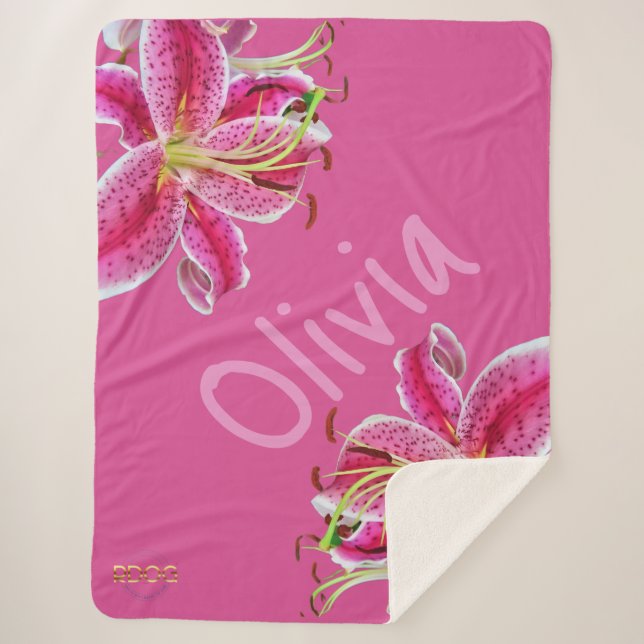 Manta Sherpa Personalizado Sherpa Blanket por RDOG (Anverso)