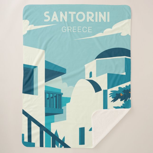 Manta Sherpa Personalizado Texto Grecia (Anverso)