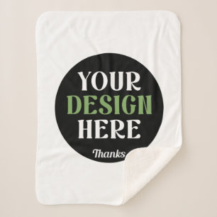 Manta Sherpa personalizado, único, elegante y minimalista hersh