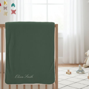 Manta Sherpa Personalized baby blanket with name