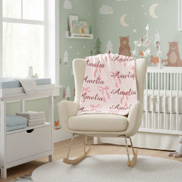 Manta Sherpa Personalized Baby Name Blanket – Custom Gift