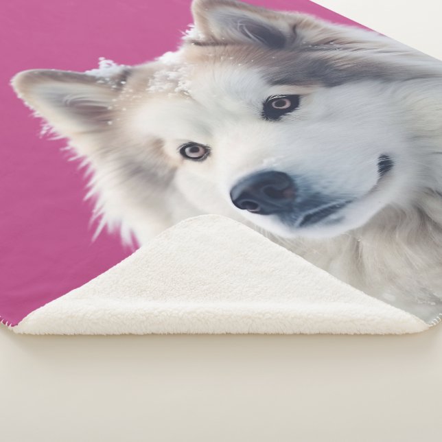 Manta Sherpa Personalized Dog Photo Blanket (3/4)