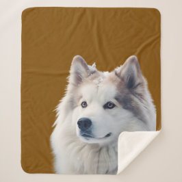 Manta Sherpa Personalized Dog Photo Blanket