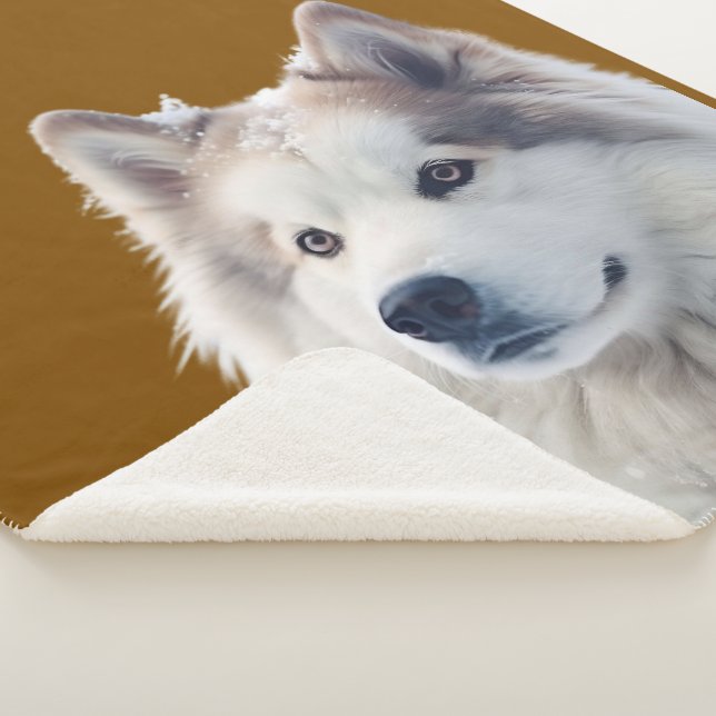 Manta Sherpa Personalized Dog Photo Blanket (3/4)