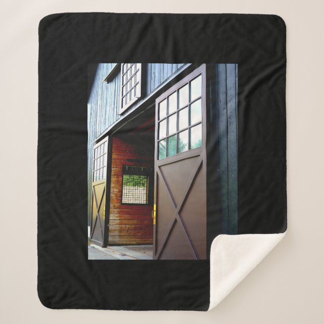 Manta Sherpa Perspectiva de la puerta de la barra (Anverso)