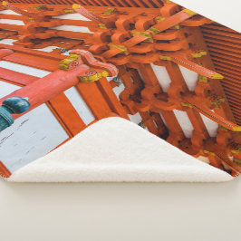 Manta Sherpa Perspectiva de Pagoda de abajo hacia arriba, Miyaj