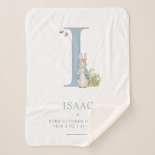 Manta Sherpa Peter Rabbit   Carta personalizada I