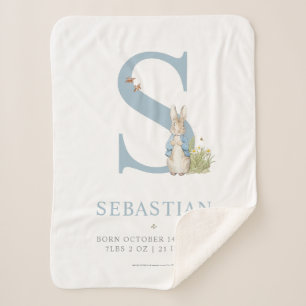 Manta Sherpa Peter Rabbit   Carta personalizada S