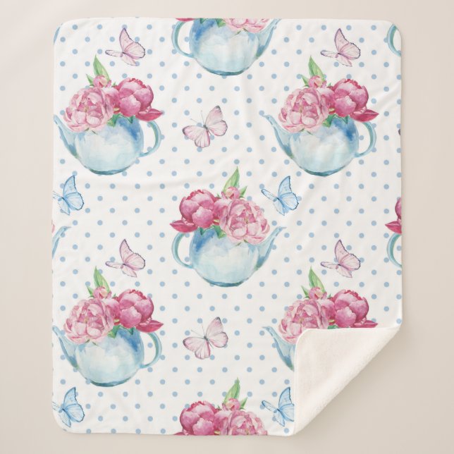 Manta Sherpa pezón de agua (Anverso)