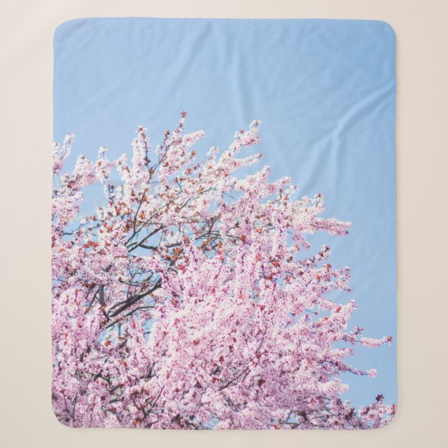 MANTA SHERPA PHOTO OF CHERRY BLOSSOM TREE (Anverso)