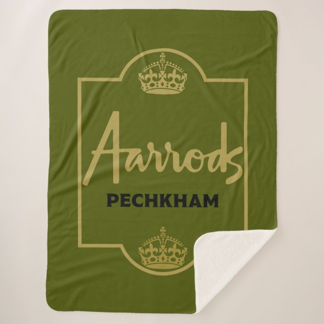 Manta Sherpa Picnic británico (Anverso)