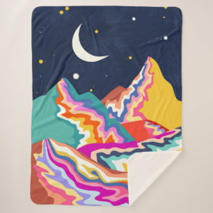 Manta Sherpa Picos cromáticos
