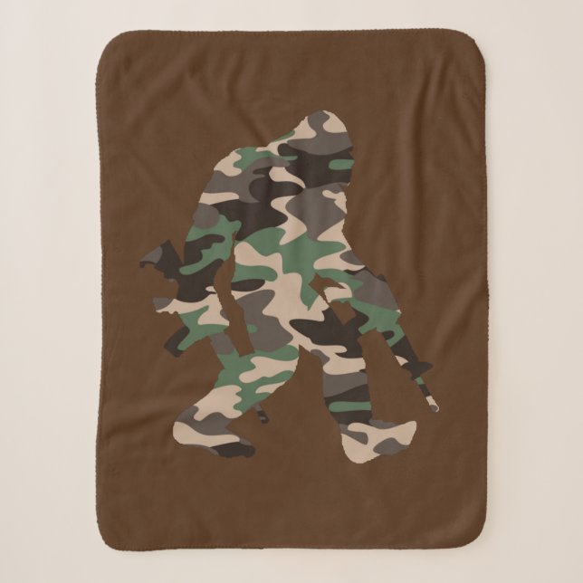 Manta Sherpa Pie Grande Sasquatch Camuflaje (Anverso)