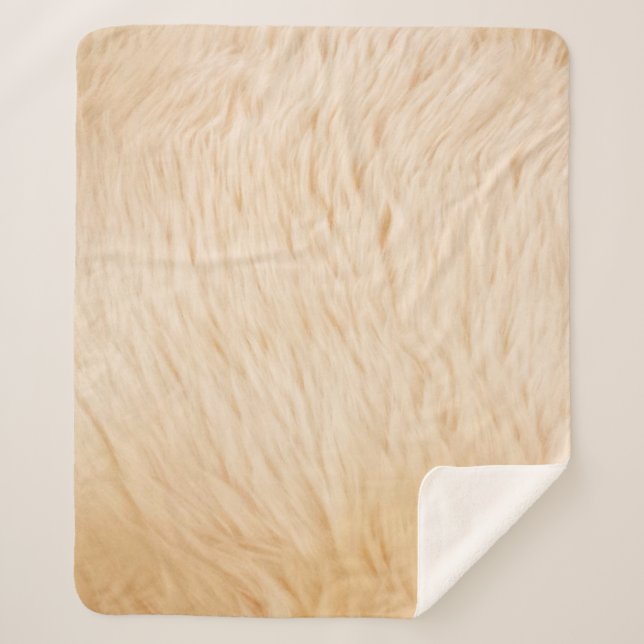 Manta Sherpa Piel de cabra textura animal (Anverso)
