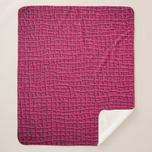 Manta Sherpa Piel rosa gruesa